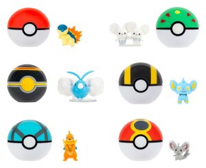 Pokemon Clip n Go Minifiguren Poké Balls ver. 23...