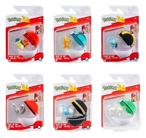 Pokemon Clip n Go Minifiguren Poké Balls ver. 23...