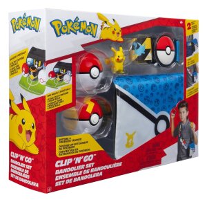 Pokemon Clip n Go Patronengurt-Set Pikachu