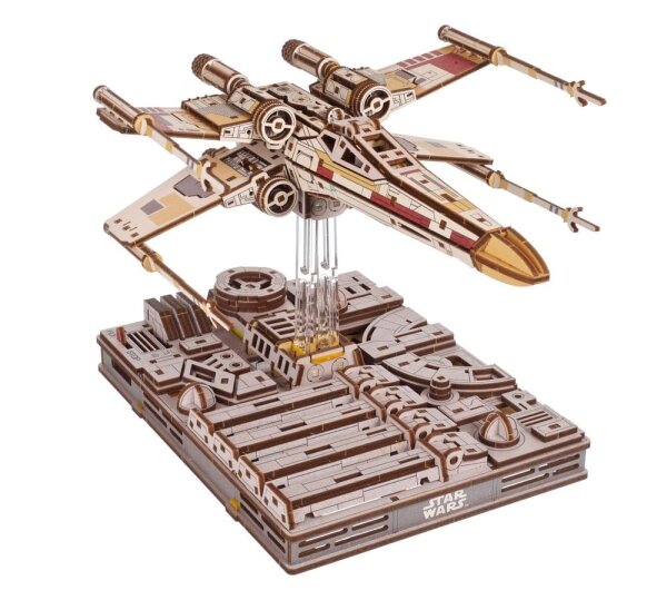 Star Wars 3D-Holzpuzzle Luke Skywalkers X-Wing Starfighter