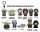Star Wars Mandalorian 3D PVC-Taschenanhänger Series 2 Display (24)
