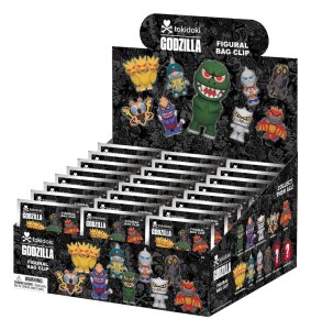 Tokidoki x Godzilla 3D PVC-Taschenanhänger Display (24)
