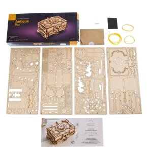 Ugears 3D-Holzpuzzle Antik-Schatulle