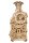Ugears 3D-Holzpuzzle Motoren-Uhr