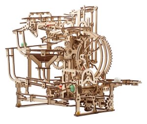 Ugears 3D-Holzpuzzle Murmel-Stufenbahn