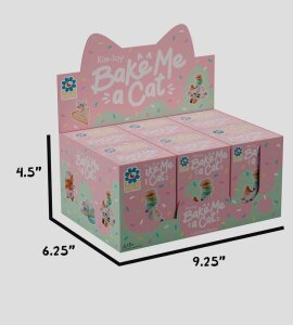 Bake Me a Cat Minifiguren S1 7 cm Blind Box Display (6)