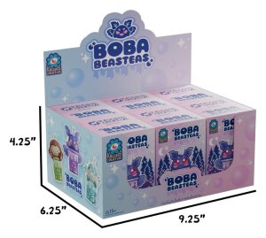 Boba Beasteas Schlüsselanhänger 8 cm Blind Box Display (8)