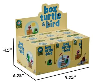 Box Turtle and Bird Minifiguren S1 9 cm Blind Box Display (6)