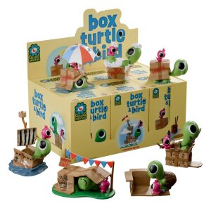 Box Turtle and Bird Minifiguren S1 9 cm Blind Box Display (6)