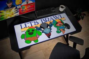Brawl Stars XXL Schreibtischunterlage Lets Brawl
