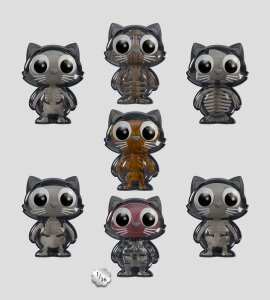 Cat Scans Minifiguren S2 Bare Bones 6 cm Blind Box...
