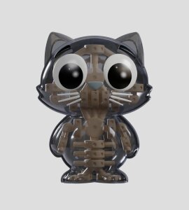 Cat Scans Minifiguren S2 Bare Bones 6 cm Blind Box...