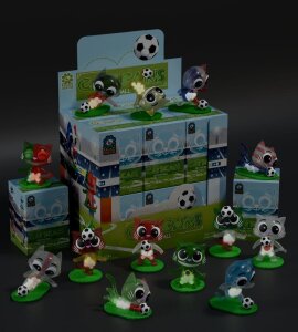 Cat Scans Minifiguren S3 - On the Ball 6 cm Blind Box Display (12)