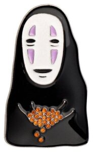 Chihiros Reise ins Zauberland Metall-Brosche No-Face