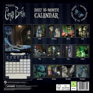 Corpse Bride Kalender 2027 30 x 30 cm