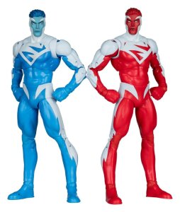 DC Multiverse Actionfiguren 2er-Pack Superman Blue vs....