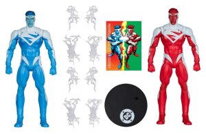 DC Multiverse Actionfiguren 2er-Pack Superman Blue vs....