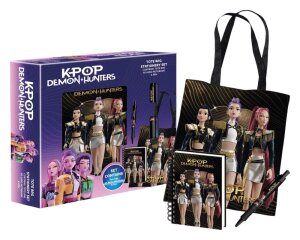 KPop Demon Hunters Schreibwaren-Set in Tragetasche Golden...