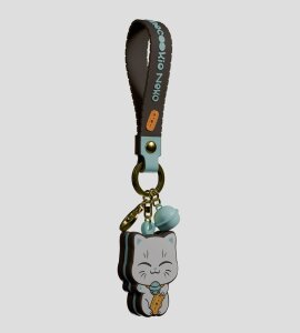 Manecookie Neko Silikon-Schlüsselanhänger S1 13 cm Blind Box Display (8)