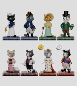 Regency Cats Minifiguren S1 9 cm Blind Box Display (6)