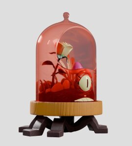 Terrorium PVC Figur Crab Cloche (Glow in the Dark) 16 cm
