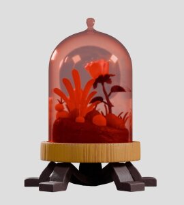 Terrorium PVC Figur Crab Cloche (Glow in the Dark) 16 cm