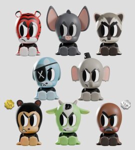 Tiny Shiny Hiney Peakers Minifiguren S2 Badasses 7 cm...