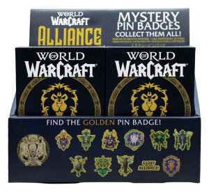 World of Warcraft Alliance Ansteck-Pins Blind Box Display...