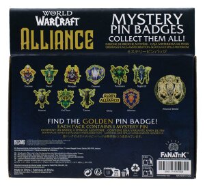 World of Warcraft Alliance Ansteck-Pins Blind Box Display (12)