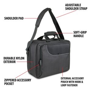 Enhance USA Gear Brettspiel Schultertasche Schwarz