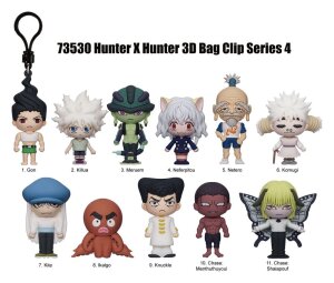 Hunter x Hunter 3D PVC-Taschenanhänger Serie 4 Blind...