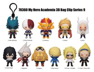 My Hero Academia 3D PVC-Taschenanhänger Serie 9...