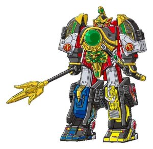 Power Rangers Thunder Megazord with Mega Power Sword...