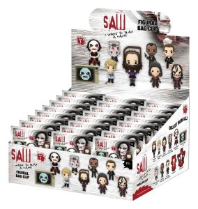Saw 3D PVC-Taschenanhänger Serie 1 Blind Bag Display...