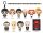 The Rocky Horror Picture Show 3D PVC-Taschenanhänger Serie 1 Blind Bag Display (24)