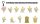 Tinkerbell 3D PVC-Taschenanhänger Serie 81 Blind Bag Display (24)