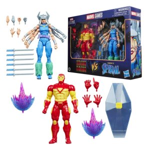 Marvel Games Marvel Legends Actionfiguren 2er-Pack Iron Man & Marvels Spiral 15 cm