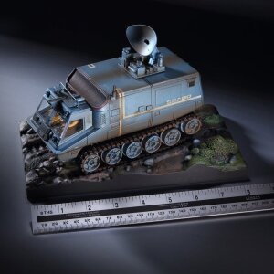 UFO Die-Cast Modell S.H.A.D.O. Mobile (with Radar) 17 cm