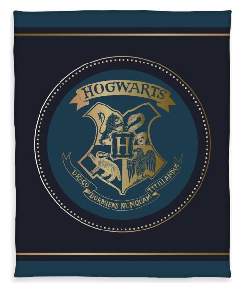Harry Potter Fleecedecke Hogwarts Crest 130 x 160 cm