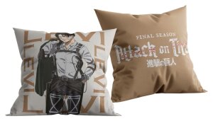 Attack on Titan (Final Season) Dekokissen Levi 40x40 cm