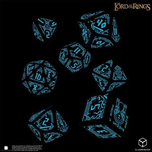 Der Herr der Ringe 7er-Würfelset Moria (Glow in the...