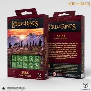 Der Herr der Ringe: 10er D6 Würfelset Auenland