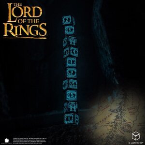 Der Herr der Ringe: 10er D6 Würfelset Moria (Glow in the dark)
