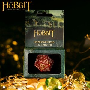 Der Hobbit Spindown Jumbo Würfel Ember TCG D20