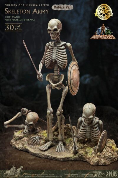 Jason und die Argonauten Gigantic Soft Vinyl Statue Ray Harryhausens Skeleton Army (Children of the Hydras Teeth) Deluxe Ver. 32 cm