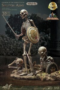 Jason und die Argonauten Gigantic Soft Vinyl Statue Ray Harryhausens Skeleton Army (Children of the Hydras Teeth) Deluxe Ver. 32 cm