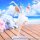 Date A Live V Summer Dress PVC Figur Yoshino 21 cm