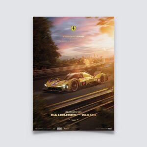Ferrari AF Corse Puzzle 499P 24 Heures du Mans 2025 Winner (1000 Teile) 48 x 68 cm
