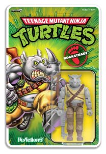 Teenage Mutant Ninja Turtles ReAction+ Actionfigur Wave 02 Rocksteady