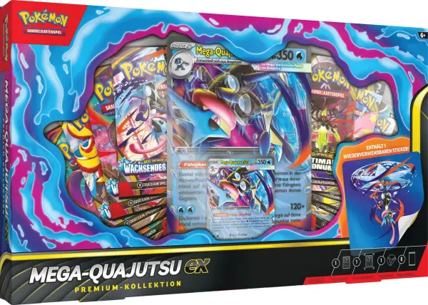 Pokemon TCG Mega Quajutsu ex Premium Kollektion DE